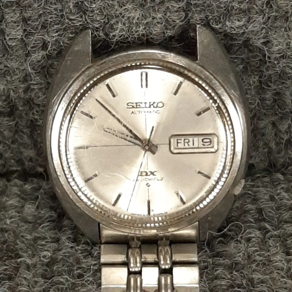 1969 Seiko Automatic DX 25 Jewel 6106-6003 Vintage Waterproof Japan A-Runs-READ